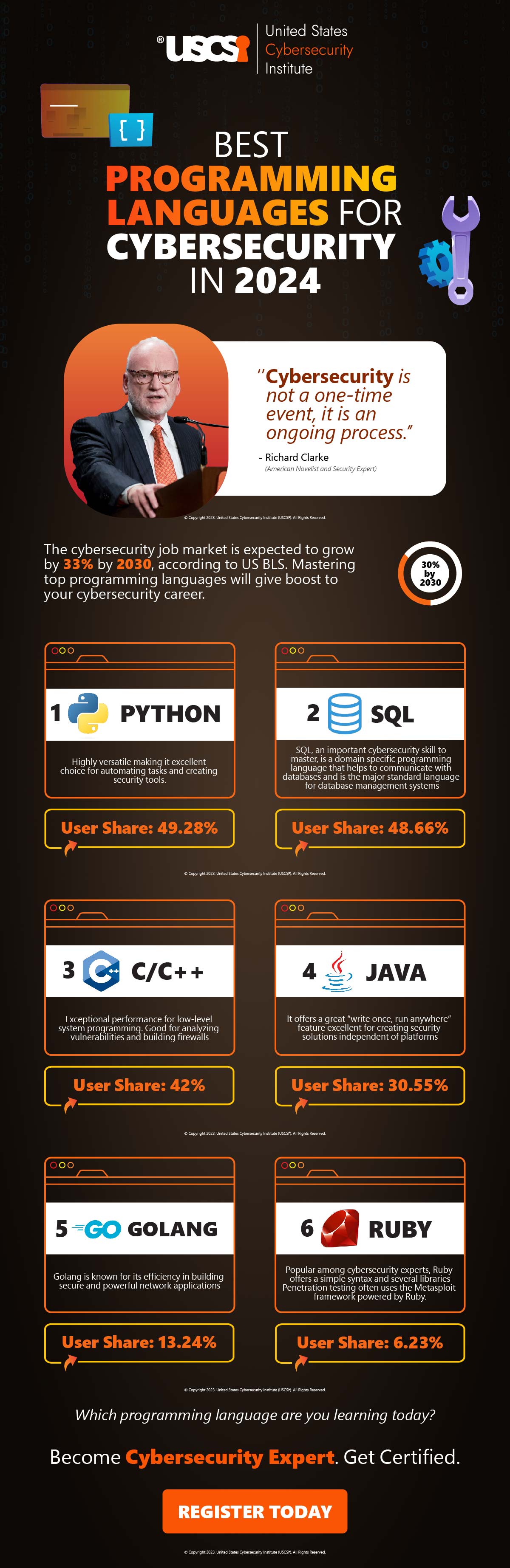 Best Programming Languages for Cybersecurity in 2024